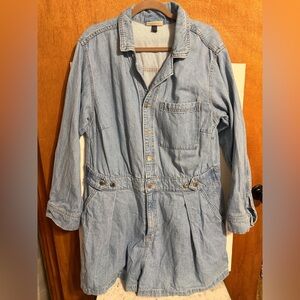 Universal Thread Blue Denim Fabric plus size 17 long sleeve jumper